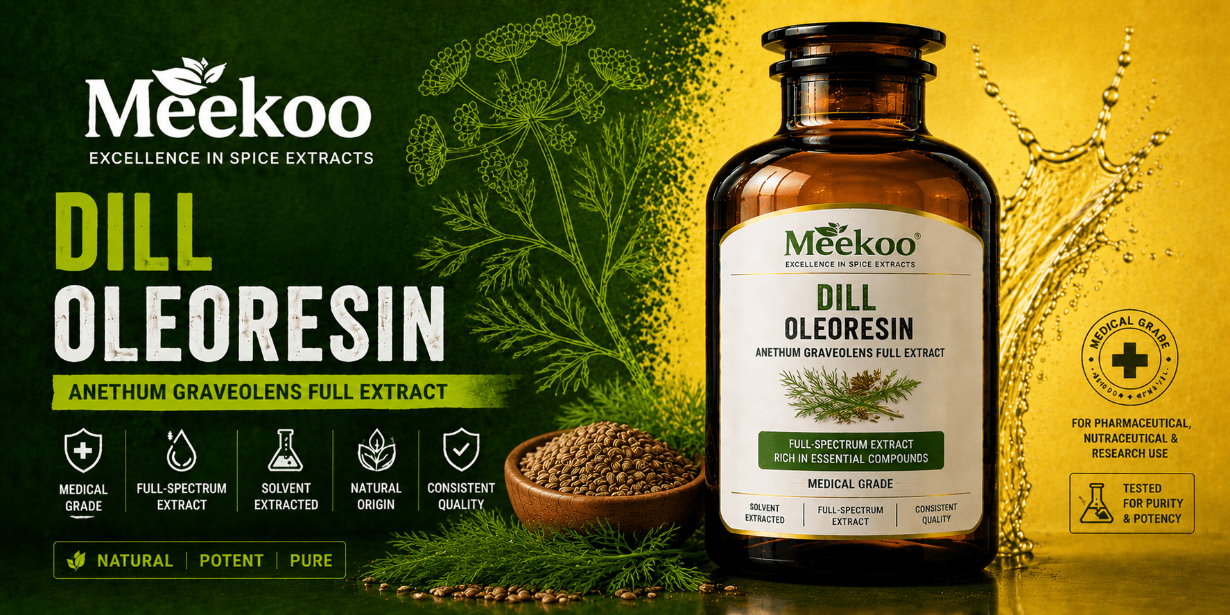 Dill Oleoresin (Anethum graveolens Full Extract) — Yumi One organic