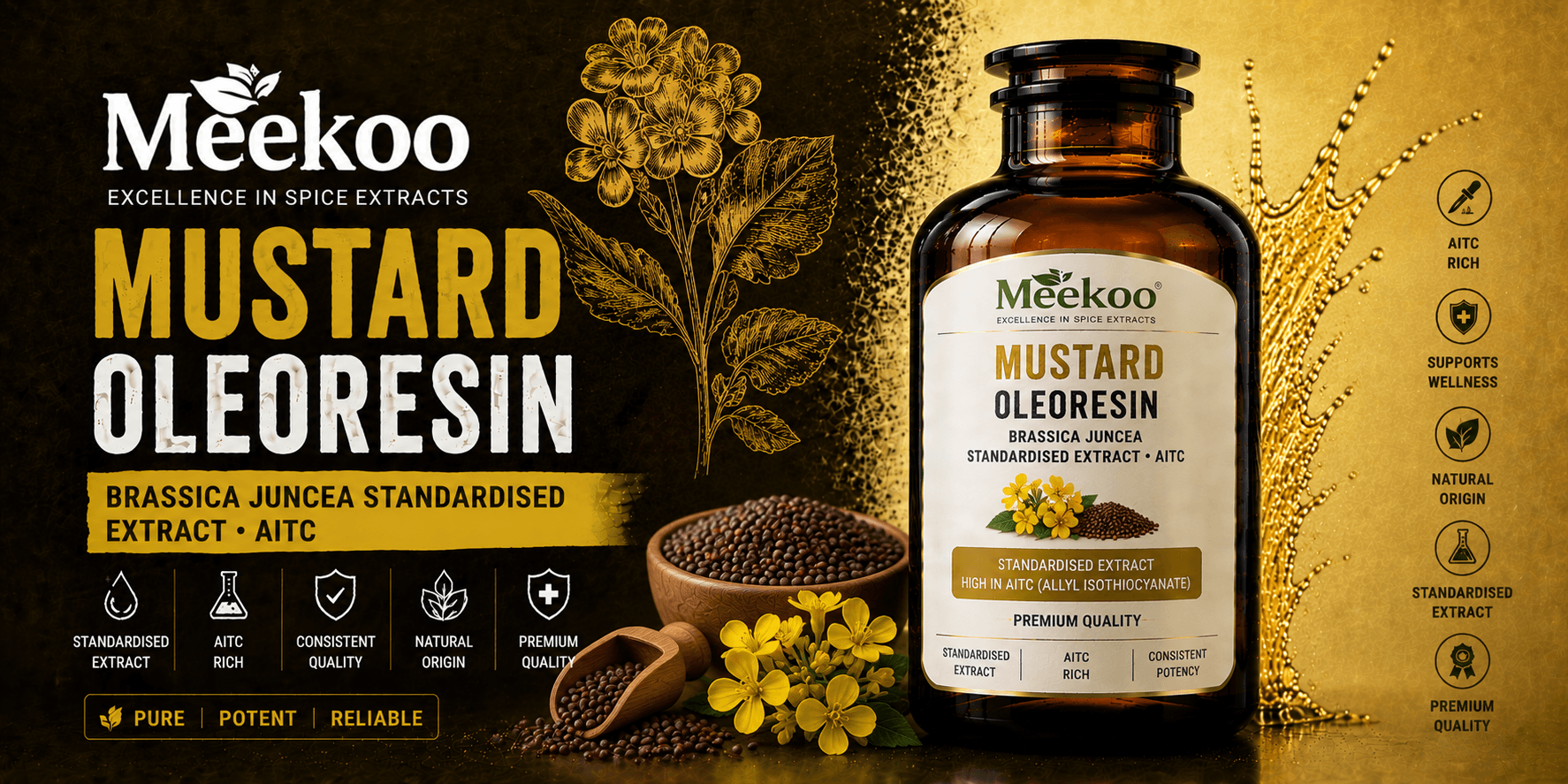 Mustard Oleoresin (Brassica juncea Standardised Extract · AITC) — Yumi One organic
