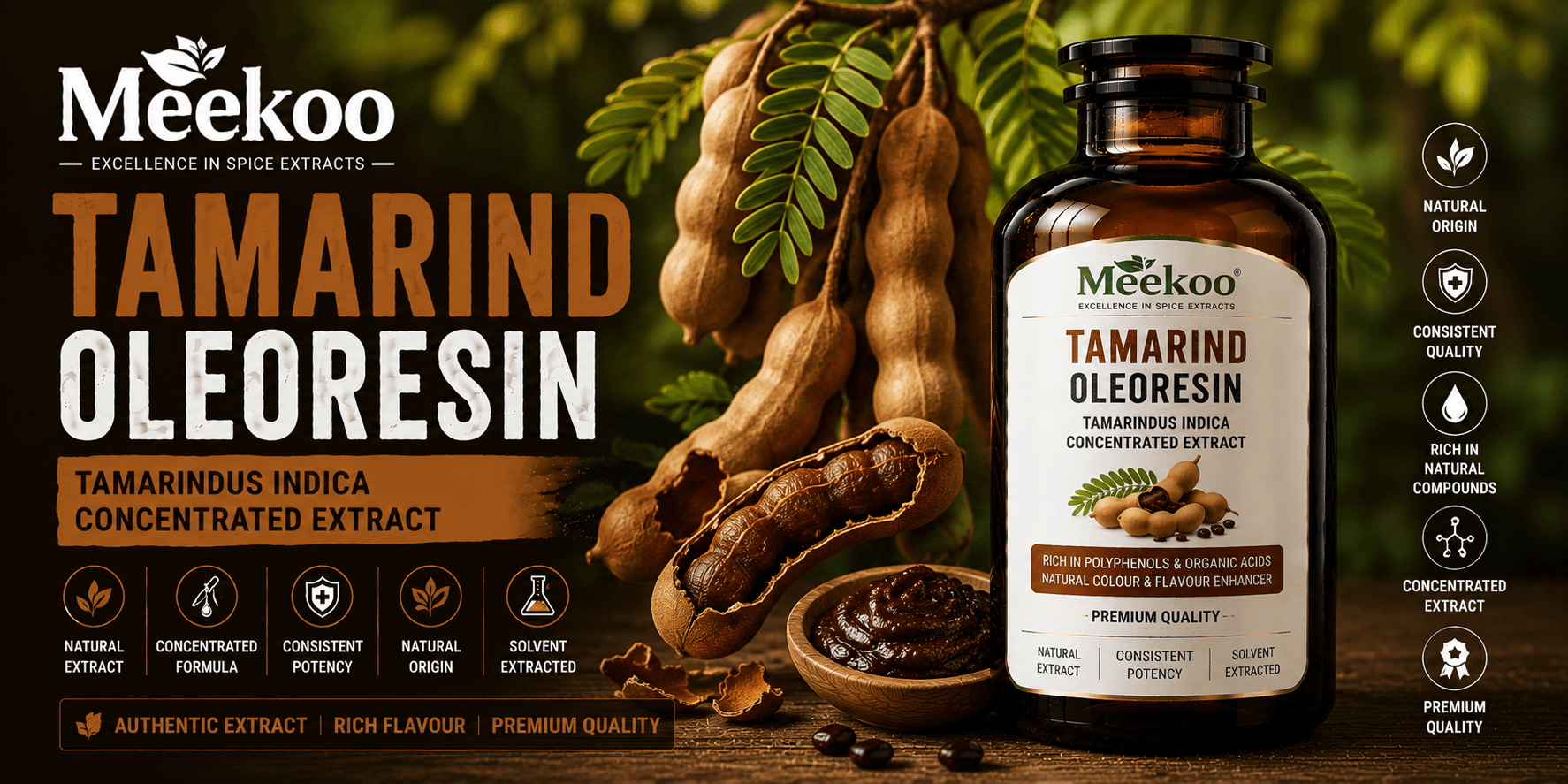 Tamarind Oleoresin (Tamarindus indica Concentrated Extract) — Yumi One organic